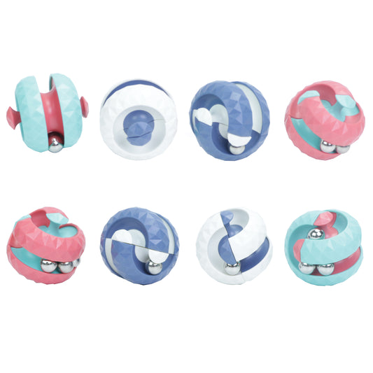 8 Pack Orbit Ball, Super Fun Fidget Puzzle, Great Party Favor, Fun Desktop Toy for Children and Adults, Orbit Fidget